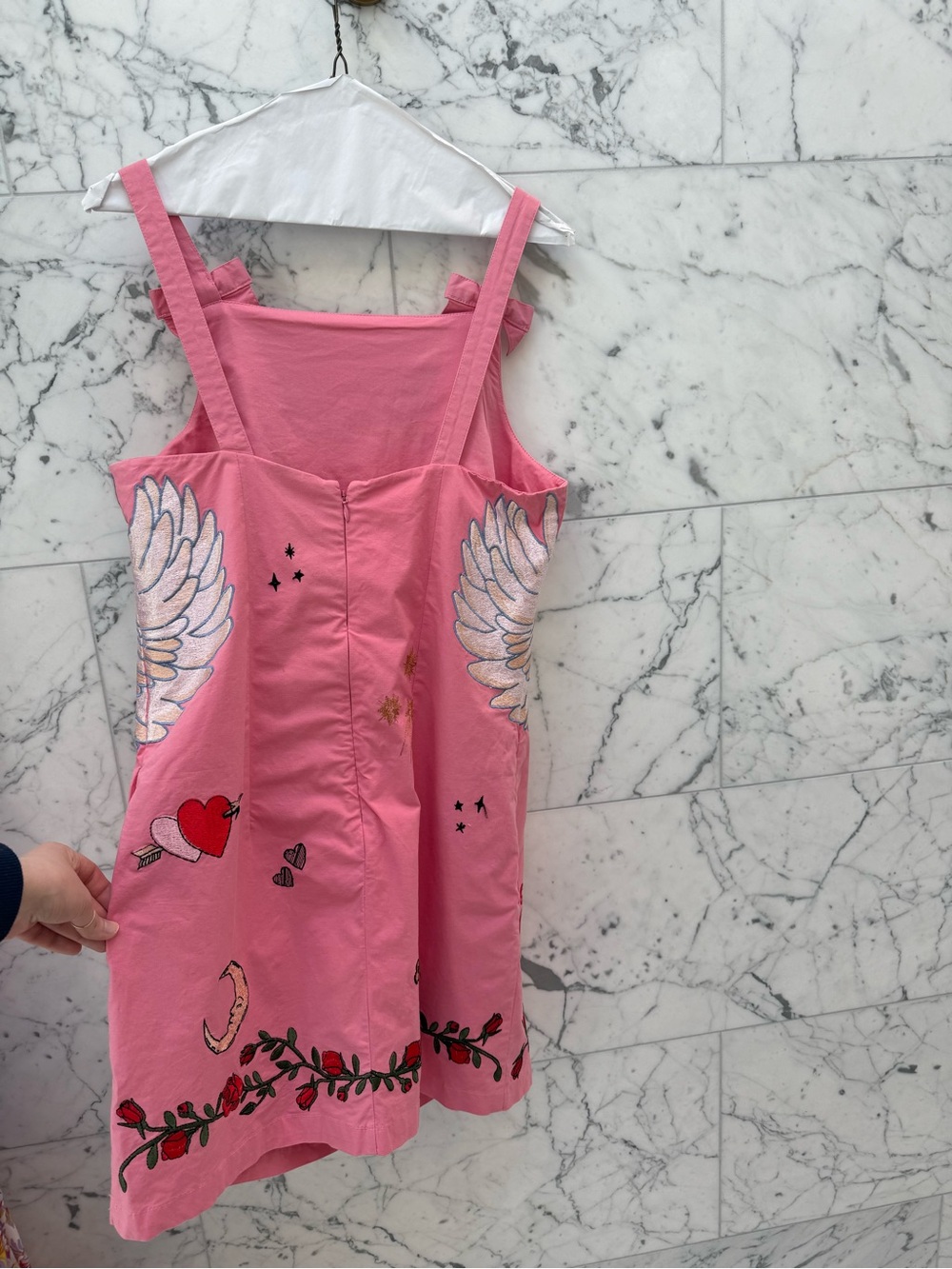 Anthropologie Embroidered Mini Shift Dress - Picture 10 of 14